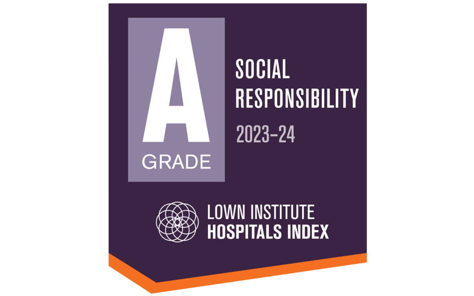 St. Joseph Medical Center earns “A” for Social Responsibility on national ranking.